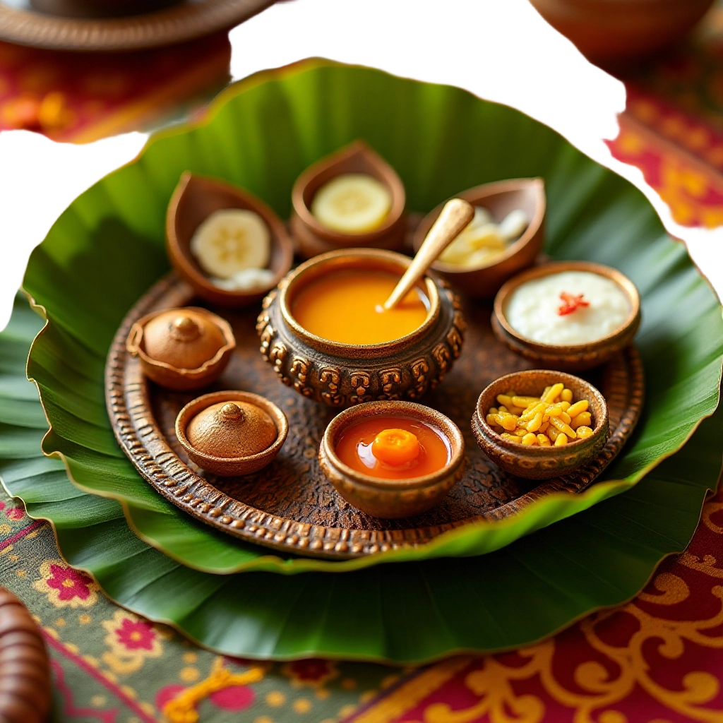 Traditional Indian Dessert Platter